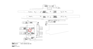 京阪　香里園駅／№4-500№500駅看板・駅広告、位置図