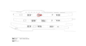 京阪　枚方市駅／№1-320№320駅看板・駅広告、位置図