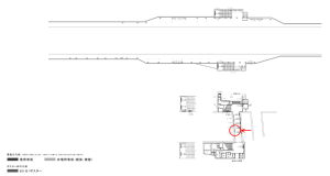 京阪　千林駅／№5-220№220駅看板・駅広告、位置図