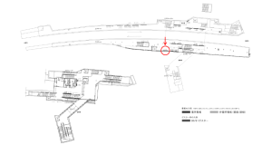 京阪　光善寺駅／№2-120№120駅看板・駅広告、位置図