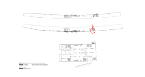 京阪 大和田駅/№2-180№180駅看板・駅広告、位置図