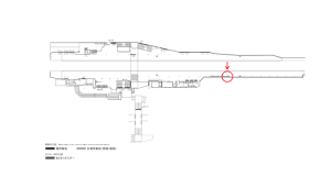 京阪　枚方公園駅／№2-340№340駅看板・駅広告、位置図