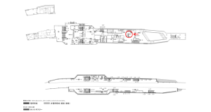 京阪　寝屋川市駅／№9-307№307駅看板・駅広告、位置図