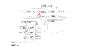 京阪　香里園駅／№2-103№103駅看板・駅広告、位置図