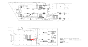 京阪　守口市駅／№4-260№260駅看板・駅広告、位置図