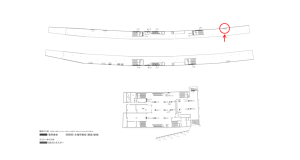 京阪 大和田駅/№1-210№210駅看板・駅広告、位置図