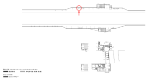 京阪　千林駅／№1-160№160駅看板・駅広告、位置図