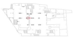 京阪　西三荘駅／№3-161№161駅看板・駅広告、位置図