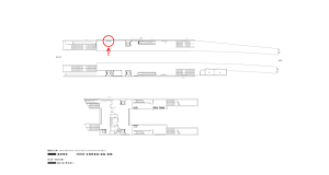 京阪　河内森駅／№2-100№100駅看板・駅広告、位置図