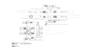 京阪　香里園駅／№2-090№090駅看板・駅広告、位置図