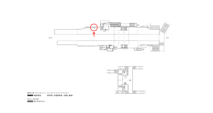 京阪　郡津駅／№2-220№220駅看板・駅広告、位置図