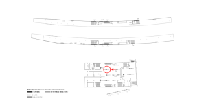 京阪　大和田駅／№6-101№101駅看板・駅広告、位置図
