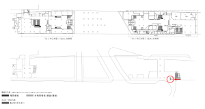 京阪　守口市駅／№6-640№640駅看板・駅広告、位置図