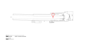 京阪 私市駅/№2-110№110駅看板・駅広告、位置図