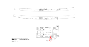 京阪　大和田駅／№5-150№150駅看板・駅広告、位置図