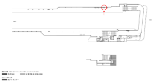 京阪　土居駅／№1-270№270駅看板・駅広告、位置図