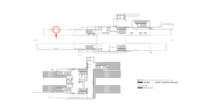 京阪　交野市駅／№2-100№100駅看板・駅広告、位置図