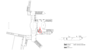 京阪　門真市駅／№5-370№370駅看板・駅広告、位置図