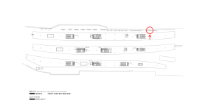 京阪　枚方市駅／№1-281№281駅看板・駅広告、位置図