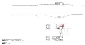 京阪　千林駅／№5-140№140駅看板・駅広告、位置図