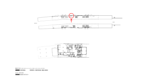 京阪　宮之阪駅／№2-240№240駅看板・駅広告、位置図