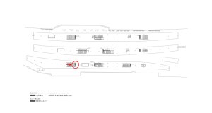 京阪　枚方市駅／№4-120№120駅看板・駅広告、位置図