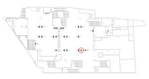 京阪　西三荘駅／№3-130№130駅看板・駅広告、位置図