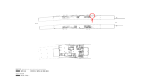 京阪　宮之阪駅／№2-290№290駅看板・駅広告、位置図