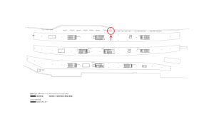 京阪　枚方市駅／№1-210№210駅看板・駅広告、位置図