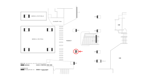 京阪　枚方市駅／№6-120№120駅看板・駅広告、位置図