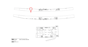 京阪　大和田駅／№1-141№141駅看板・駅広告、位置図