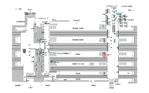 JR　京都駅／／№501、位置図