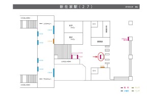阪神　新在家駅／№3-12-02№02、位置図