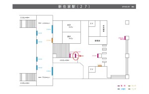 阪神　新在家駅／№3-12-01№01、位置図