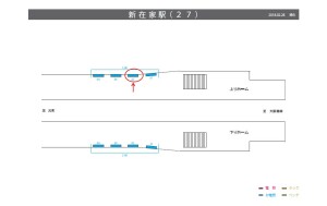 阪神　新在家駅／№1-08-02№02、位置図