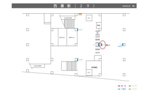 阪神　西灘駅／№5-12-02№02、位置図