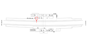 近鉄／二上駅／／№7駅看板・駅広告、位置図