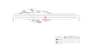 近鉄／近鉄下田駅／／№26駅看板・駅広告、位置図