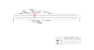 近鉄／近鉄下田駅／／№13駅看板・駅広告、位置図