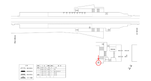 近鉄/恩智駅//№42駅看板・駅広告、位置図