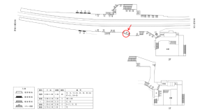 近鉄／大和高田駅／／№42駅看板・駅広告、位置図