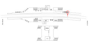 近鉄/関屋駅//№24駅看板・駅広告、位置図
