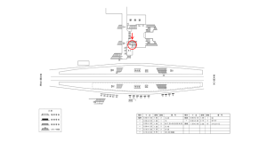 近鉄／河内国分駅／／№34駅看板・駅広告、位置図