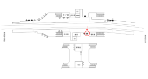 近鉄/関屋駅//№40駅看板・駅広告、位置図