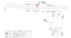 近鉄／大和高田駅／／№15駅看板・駅広告、位置図