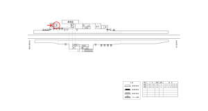 近鉄／近鉄下田駅／／№1駅看板・駅広告、位置図