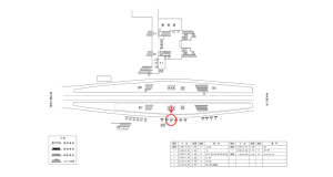 近鉄／河内国分駅／／№11駅看板・駅広告、位置図