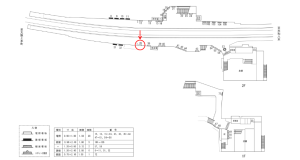 近鉄／大和高田駅／／№35駅看板・駅広告、位置図