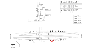 近鉄／五位堂駅／／№16駅看板・駅広告、位置図