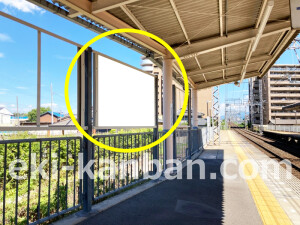 近鉄/近鉄下田駅//№17駅看板・駅広告、写真2